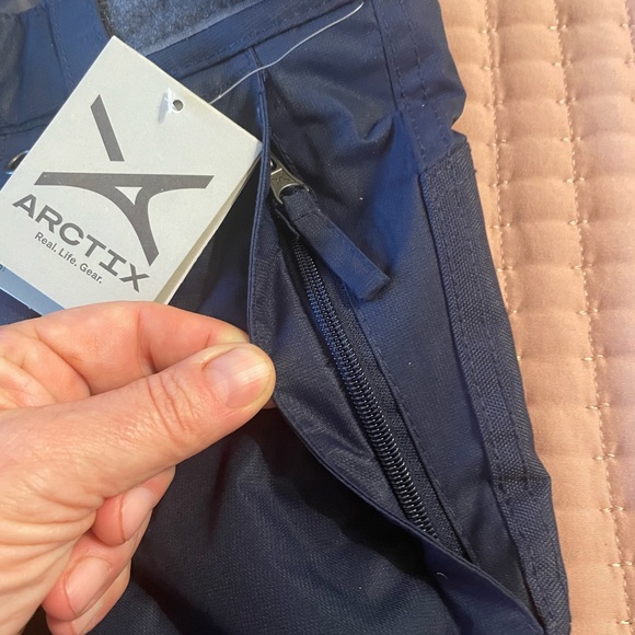 Arctix Kids Dark Blue Heavy Duty  Snow Pants Kids Youth Large 14/16 - Picture 7 of 11